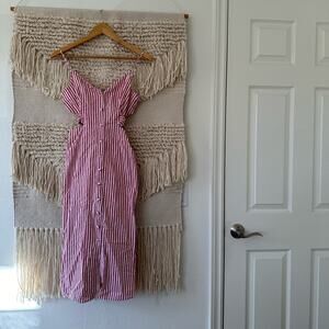 Jason Wu Red Stripe Tie Dress